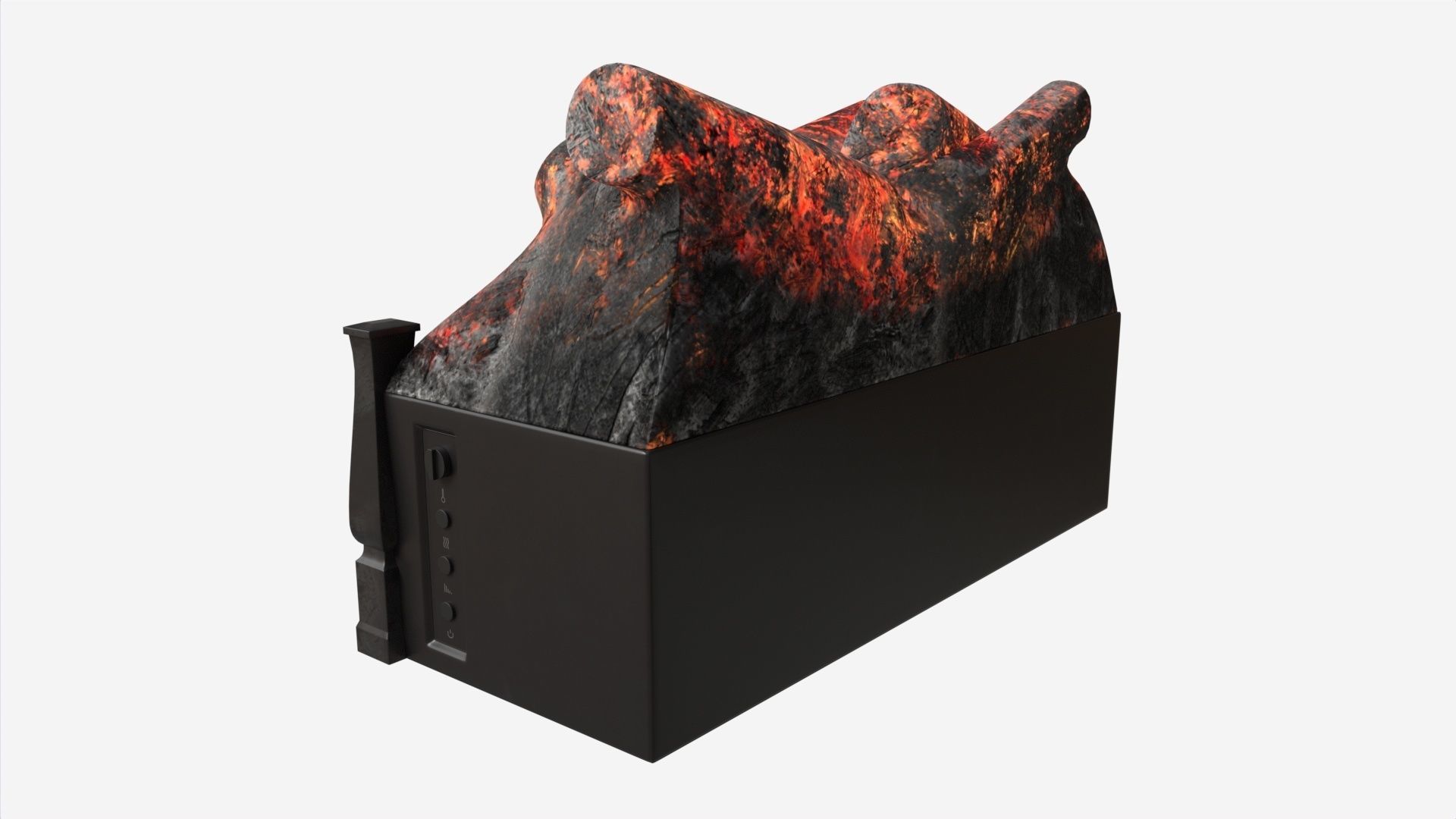 Electric Log Set Heater Duraflame 3D model_3