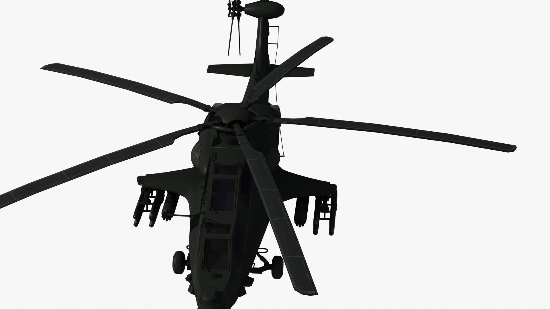 WZ10 Attack Helicopter 3D model_21
