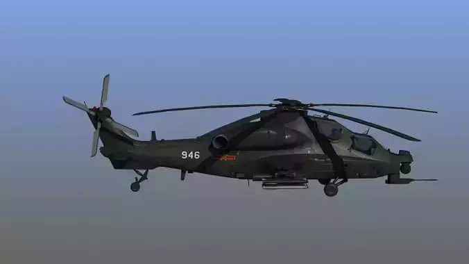 WZ10 Attack Helicopter