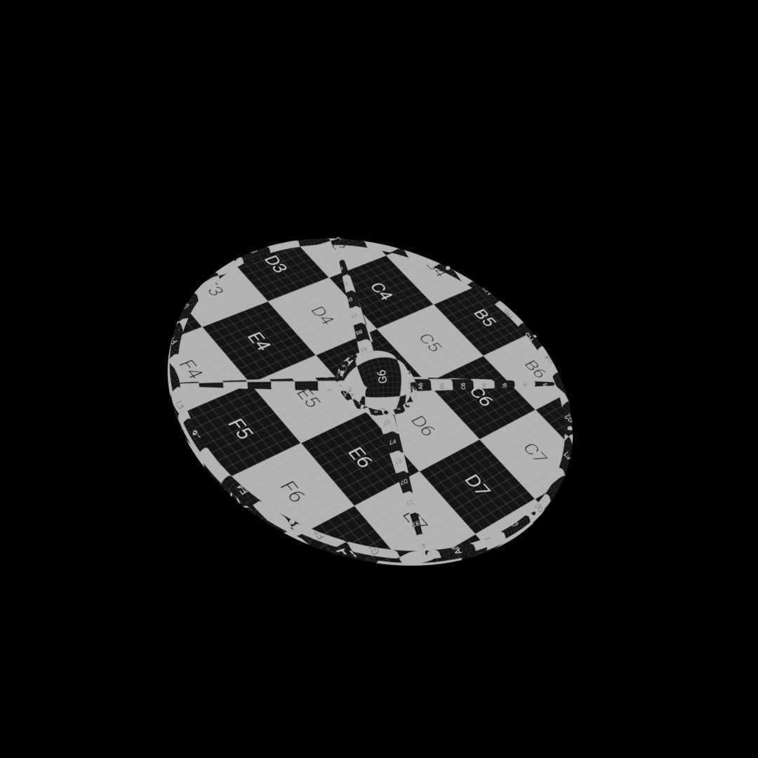 Viking Shield var 04 Low-poly 3D model_8