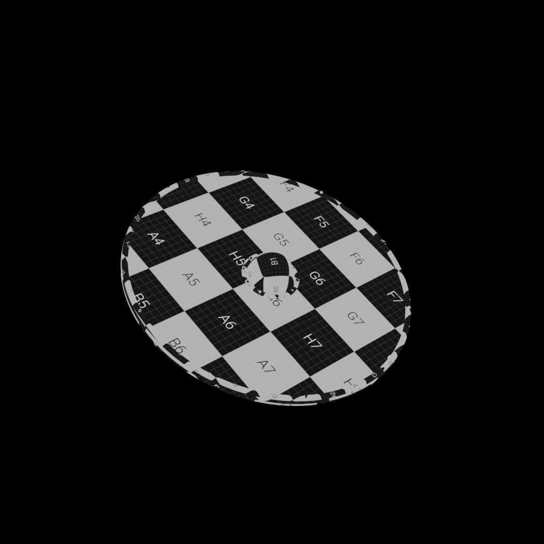 Viking Shield var03 Low-poly 3D model_8