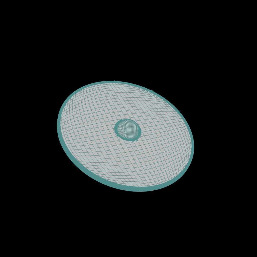 Viking Shield var03 Low-poly 3D model_4