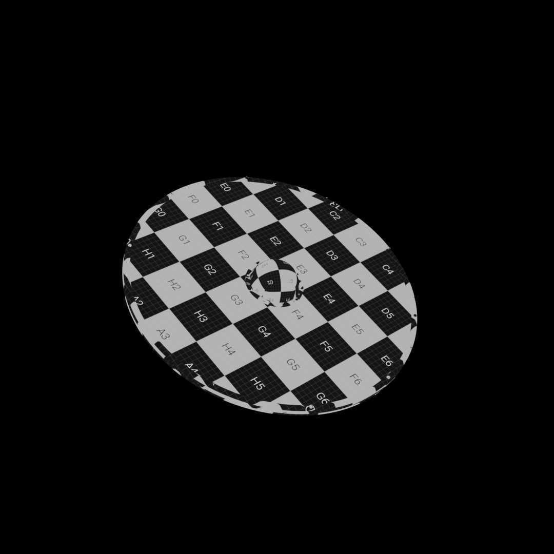 Viking Shield var01 Low-poly 3D model_8