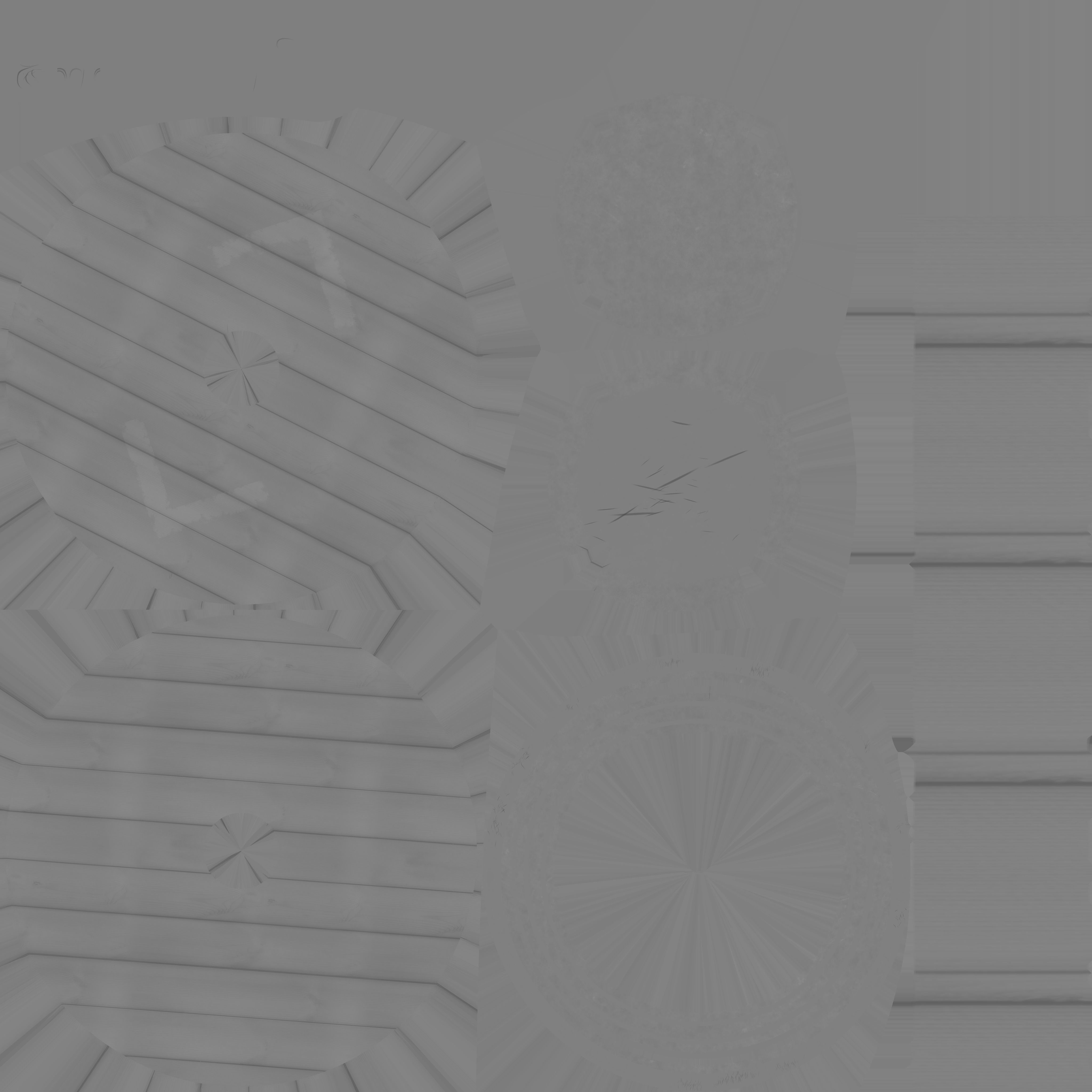 Viking Shield var01 Low-poly 3D model_13