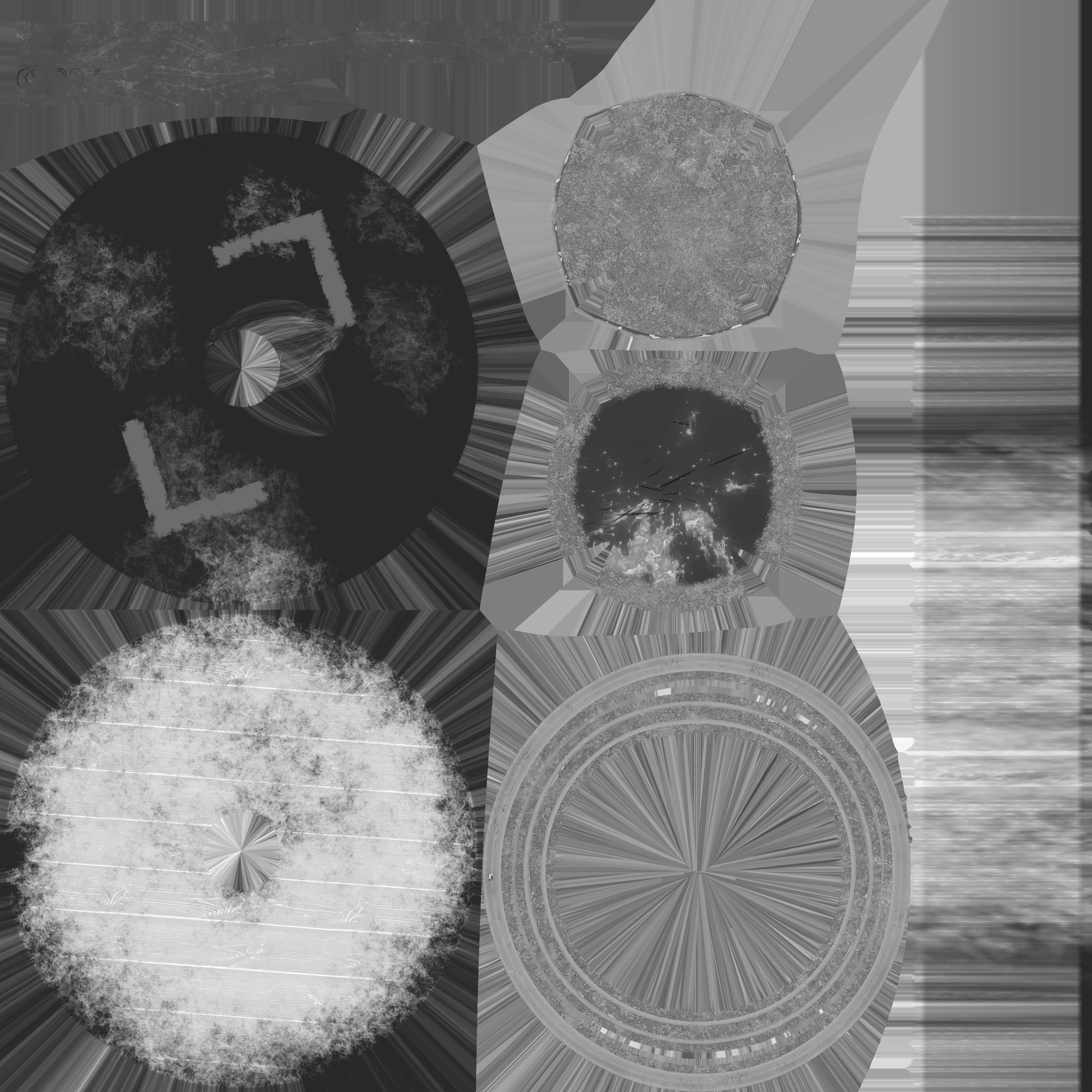 Viking Shield var01 Low-poly 3D model_16