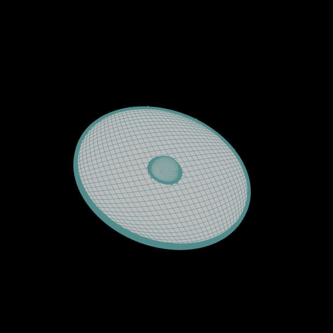 Viking Shield var01 Low-poly 3D model_4