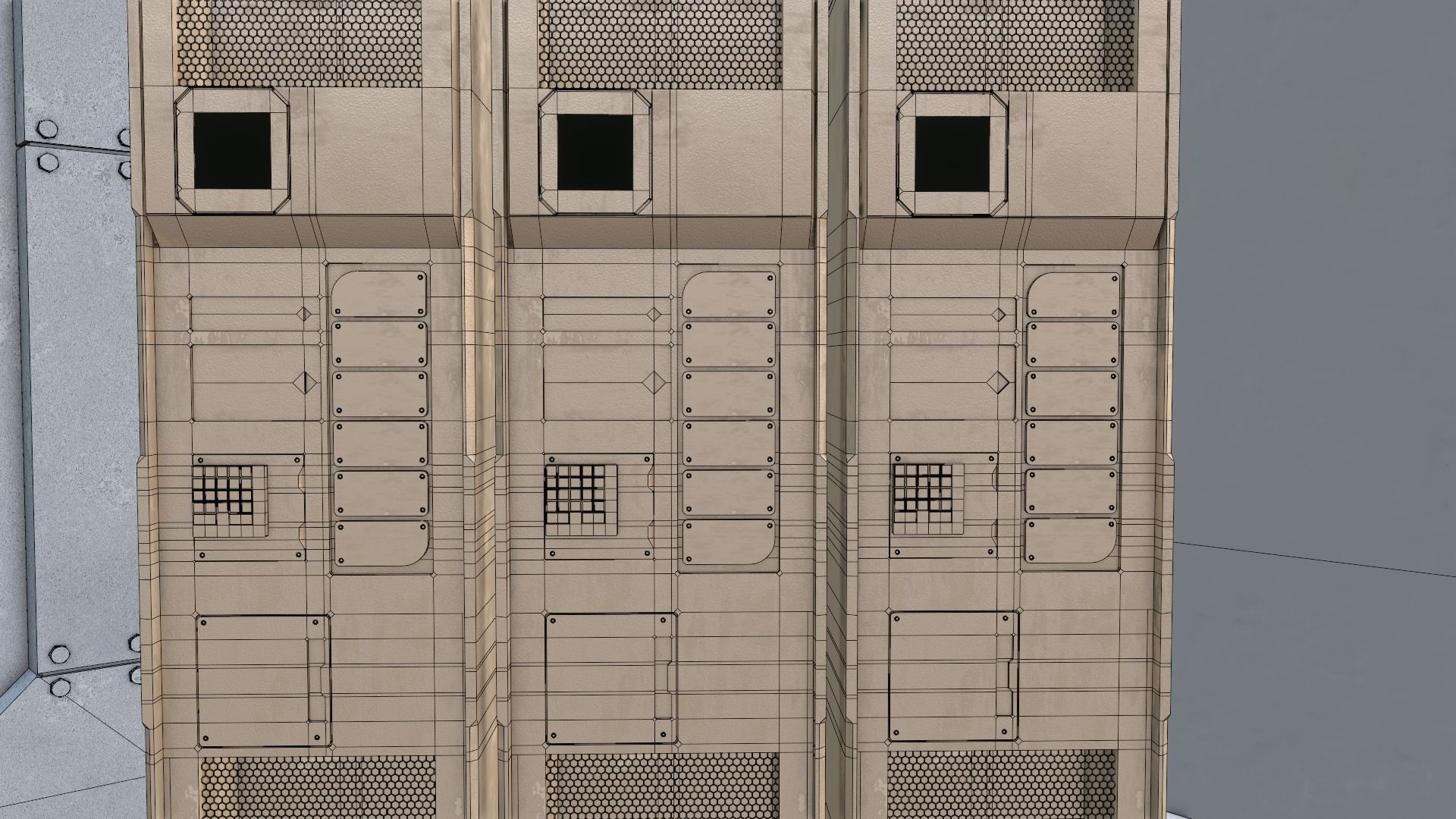 Sci-Fi office 3D model_14