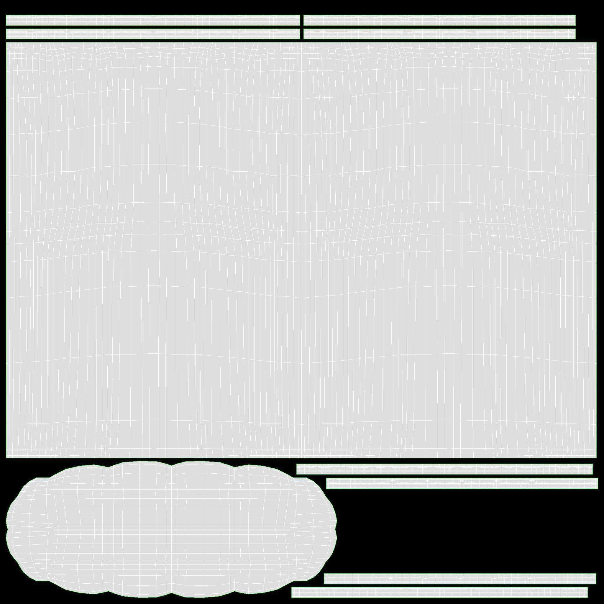 Mini Fireplace Tools 4-Set 3D model_9