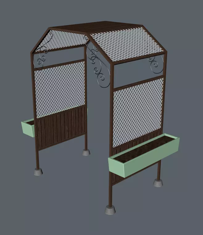 Pergola Simple Free 3D model