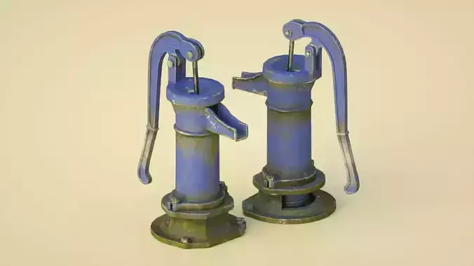 Water pump old-fashioned lifting mobile phone manual water pump