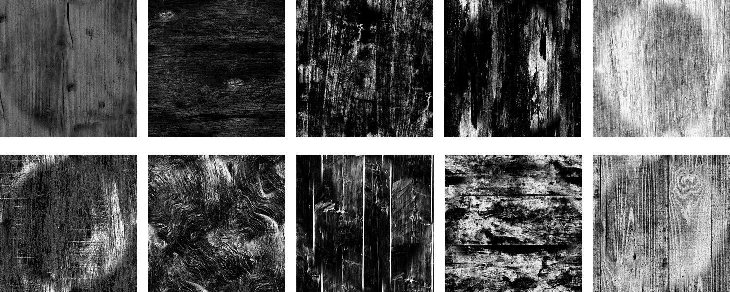 100 Wood Stencil High Quality 4k Low-poly 3D model_7