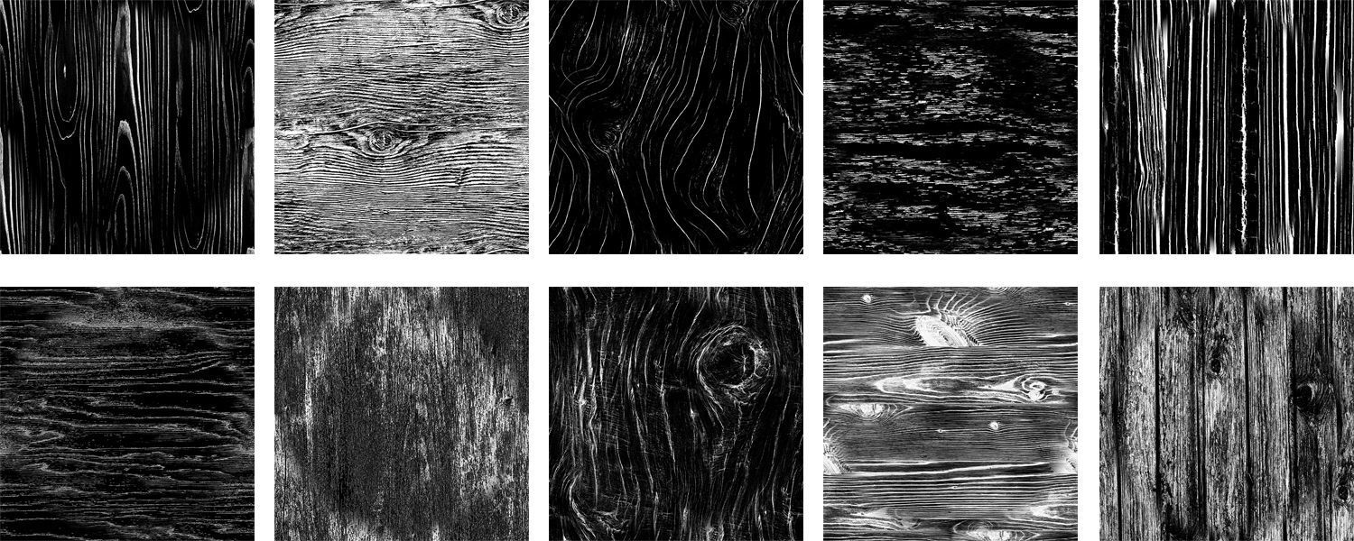 100 Wood Stencil High Quality 4k Low-poly 3D model_10