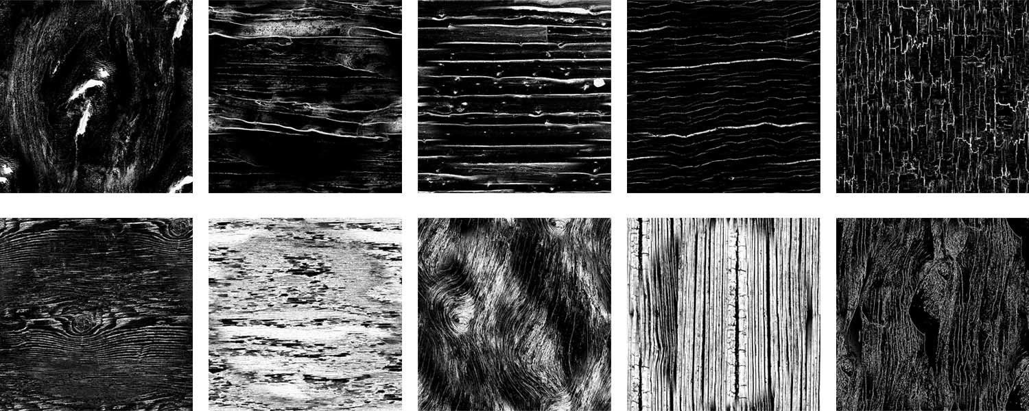 100 Wood Stencil High Quality 4k Low-poly 3D model_1