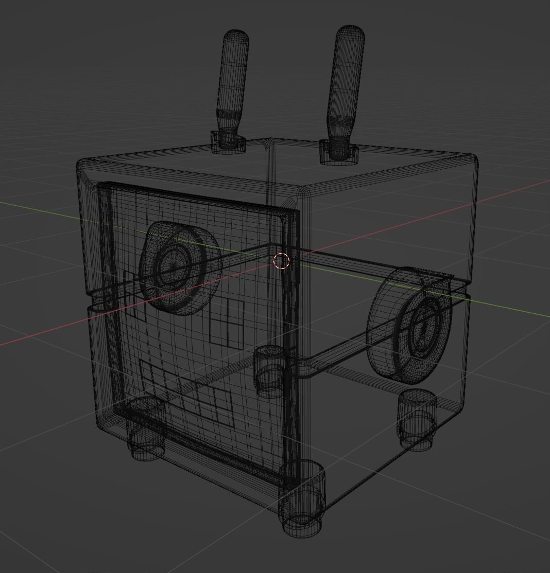 Robot Sci-Fi Future character AI 3D model_6