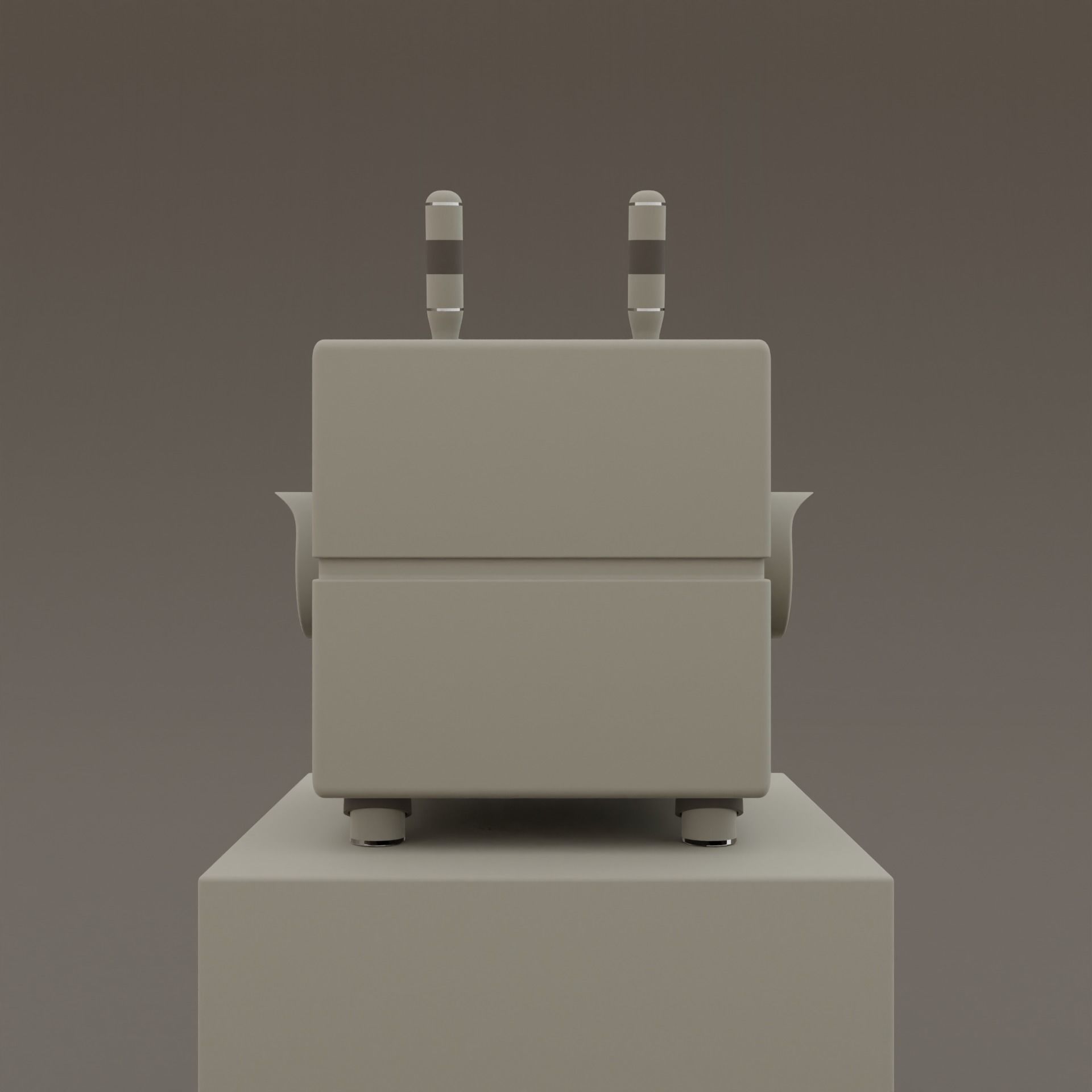 Robot Sci-Fi Future character AI 3D model_2