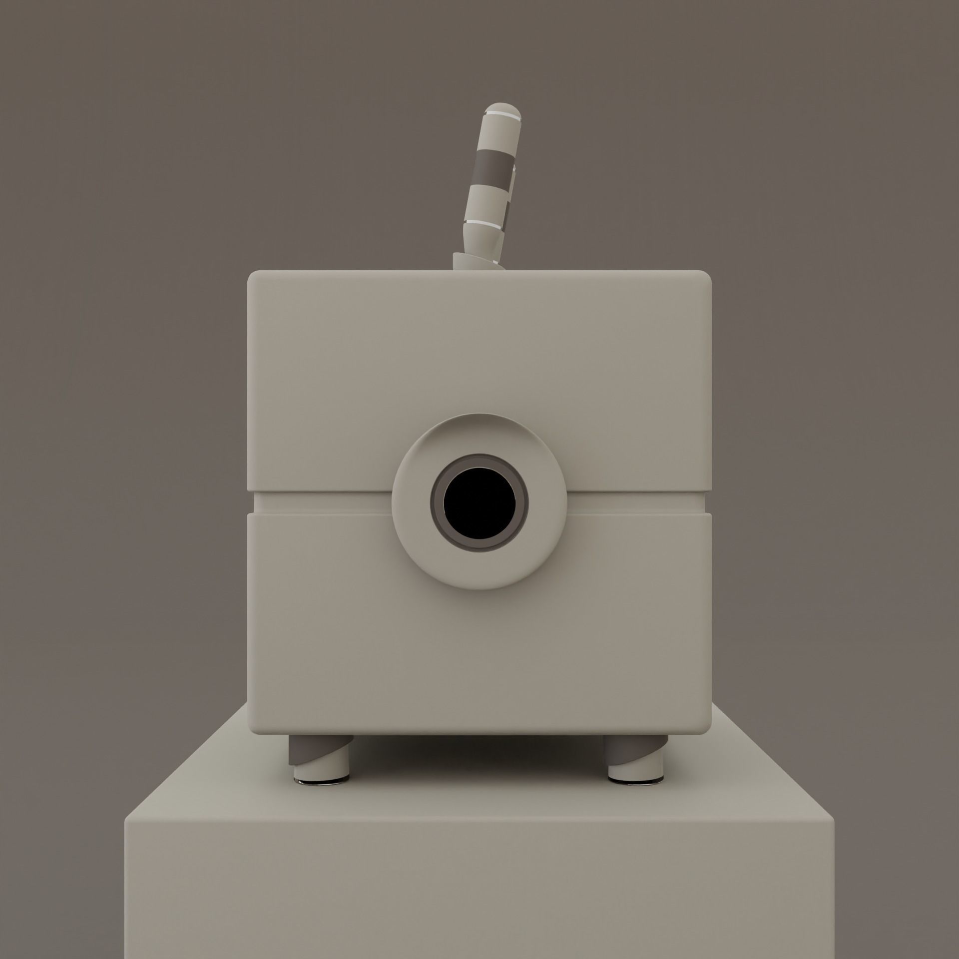 Robot Sci-Fi Future character AI 3D model_1