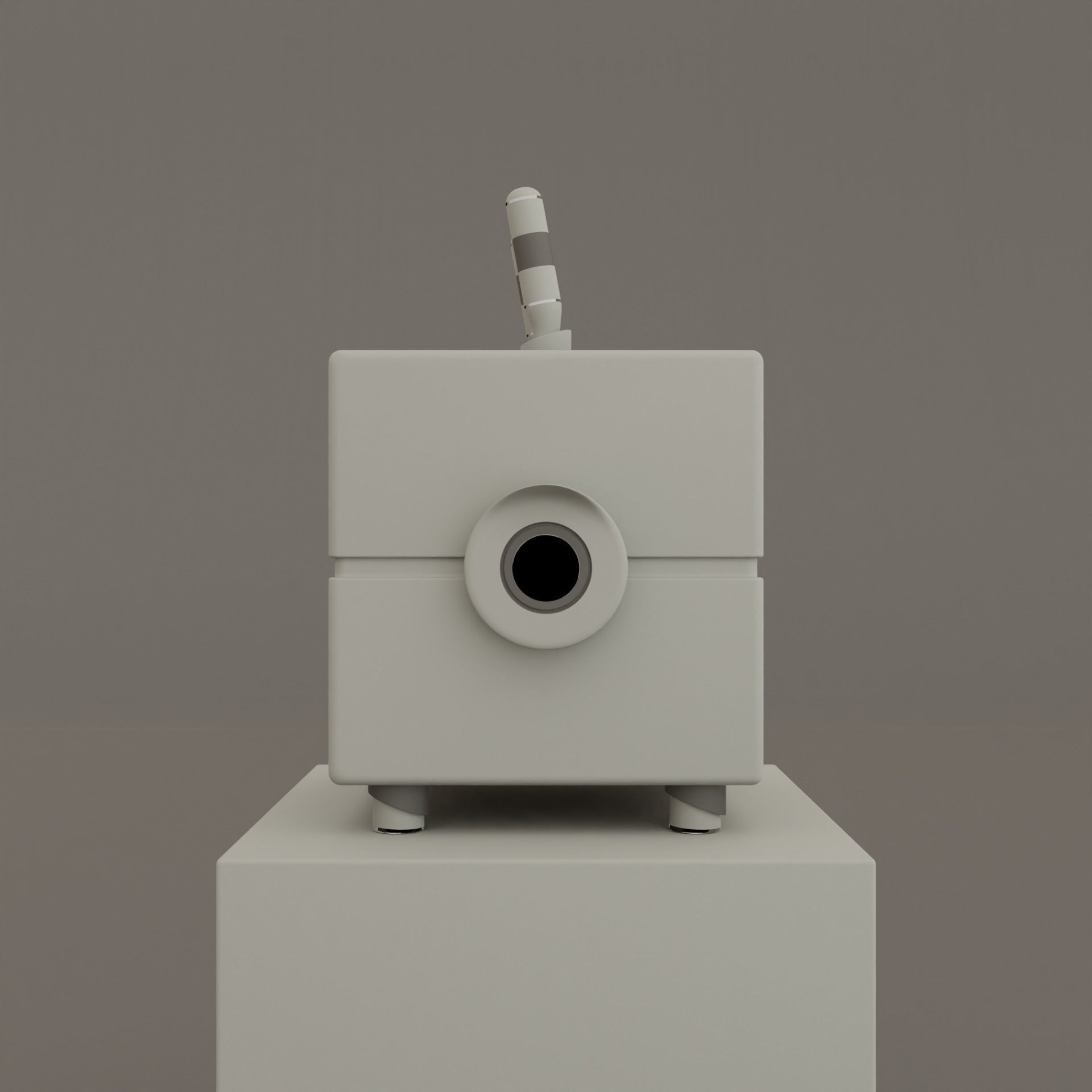 Robot Sci-Fi Future character AI 3D model_3