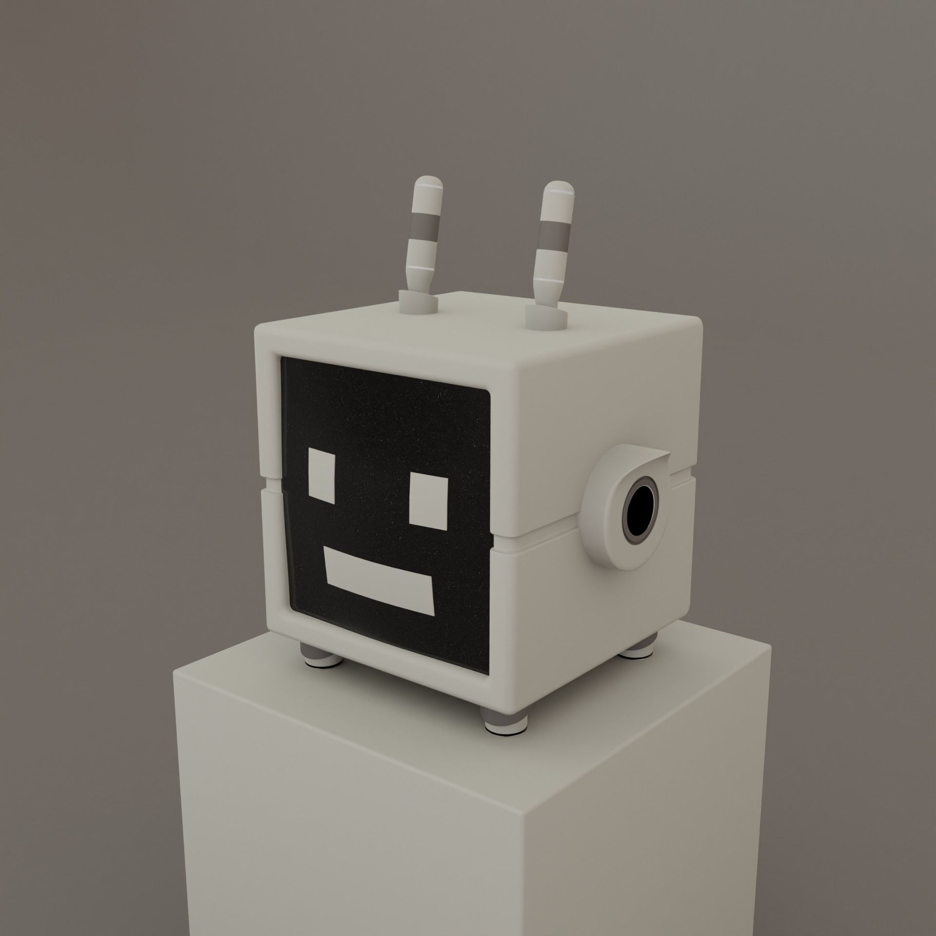 Robot Sci-Fi Future character AI 3D model_5
