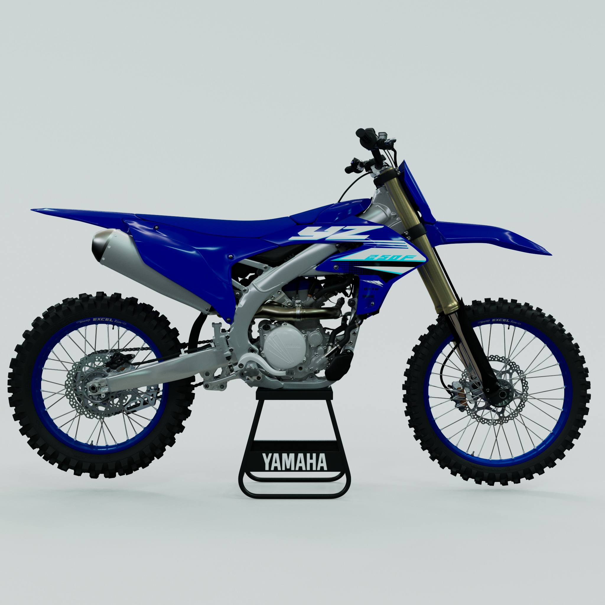 Yamaha yzf250 3D model_5