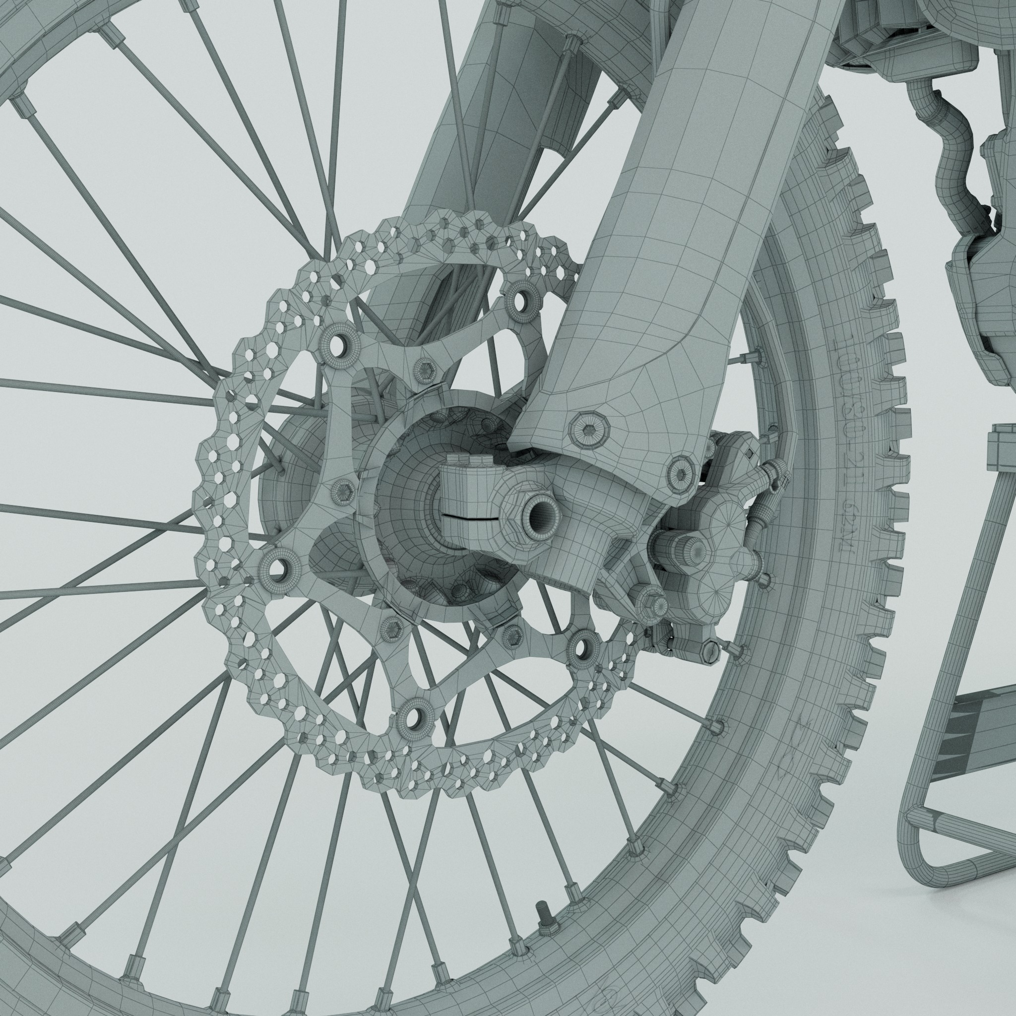 Yamaha yzf250 3D model_19