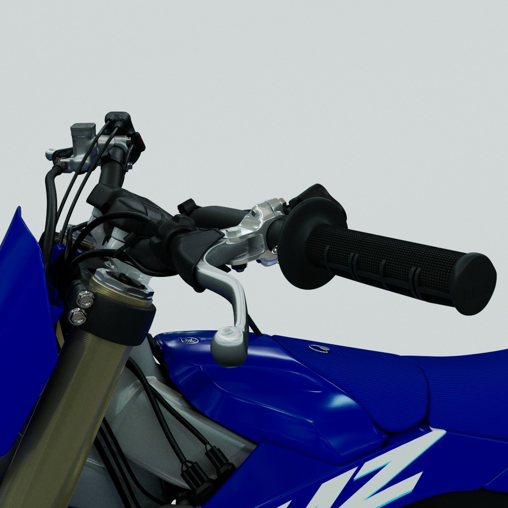 Yamaha yzf250 3D model_3