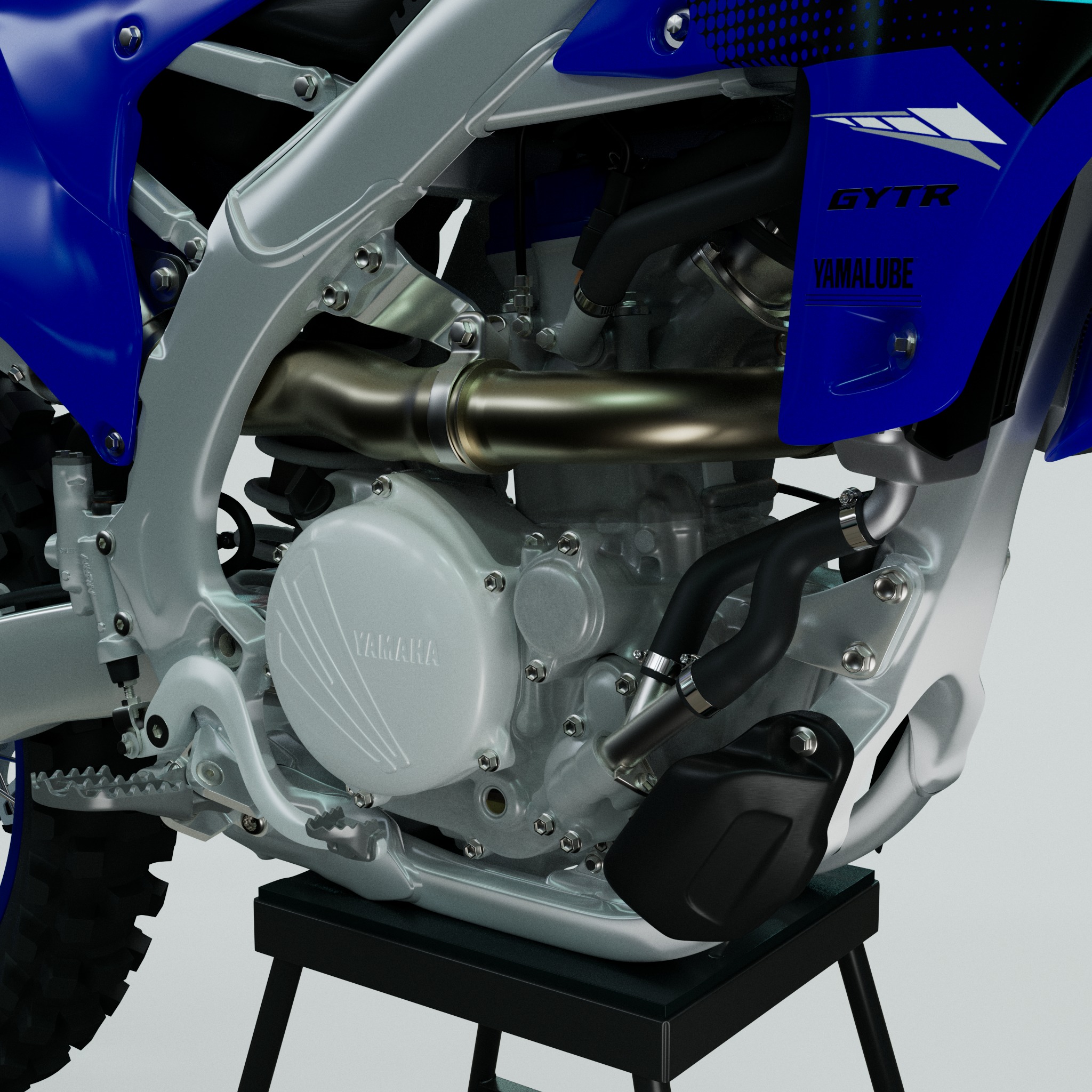 Yamaha yzf250 3D model_8