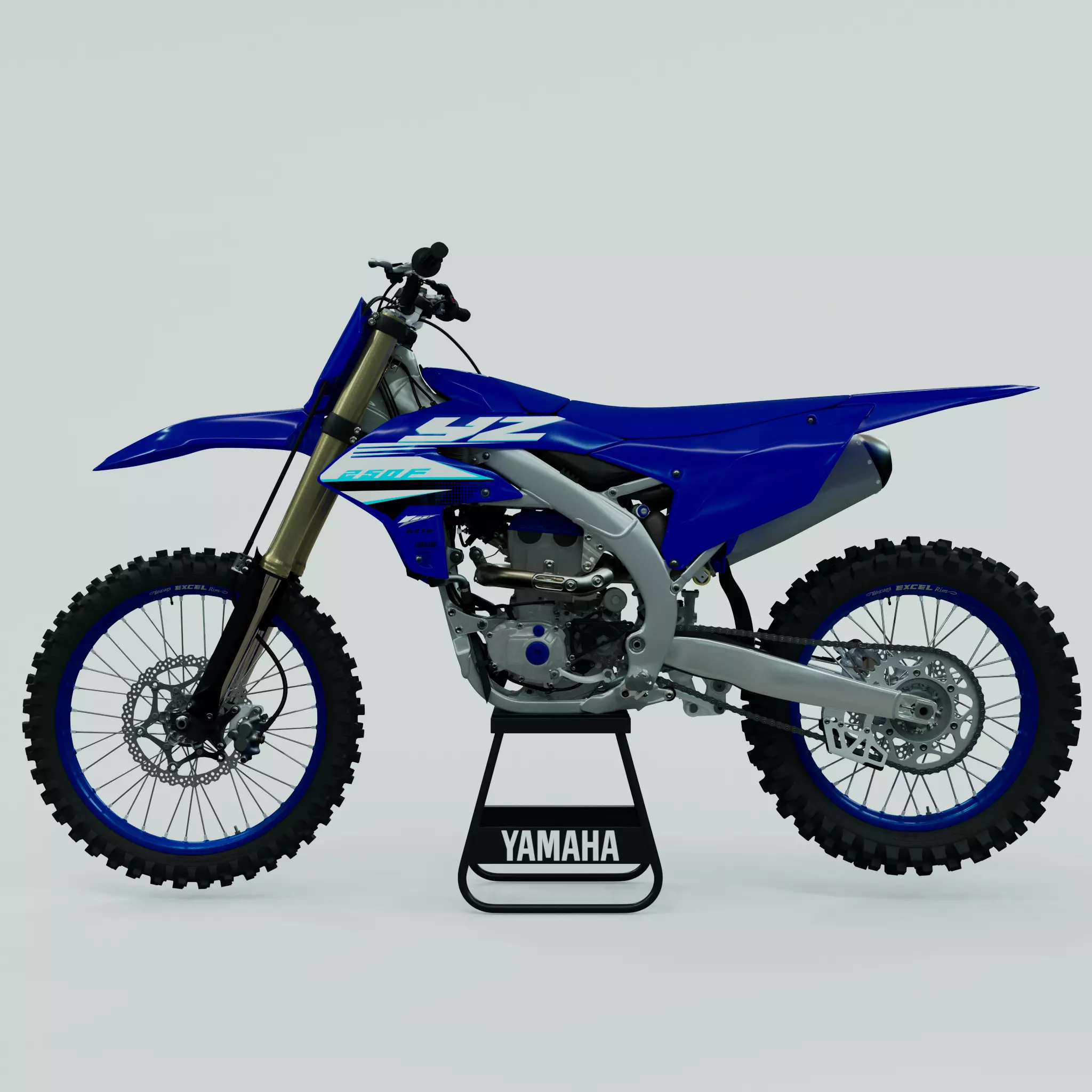 Yamaha yzf250 3D model_0