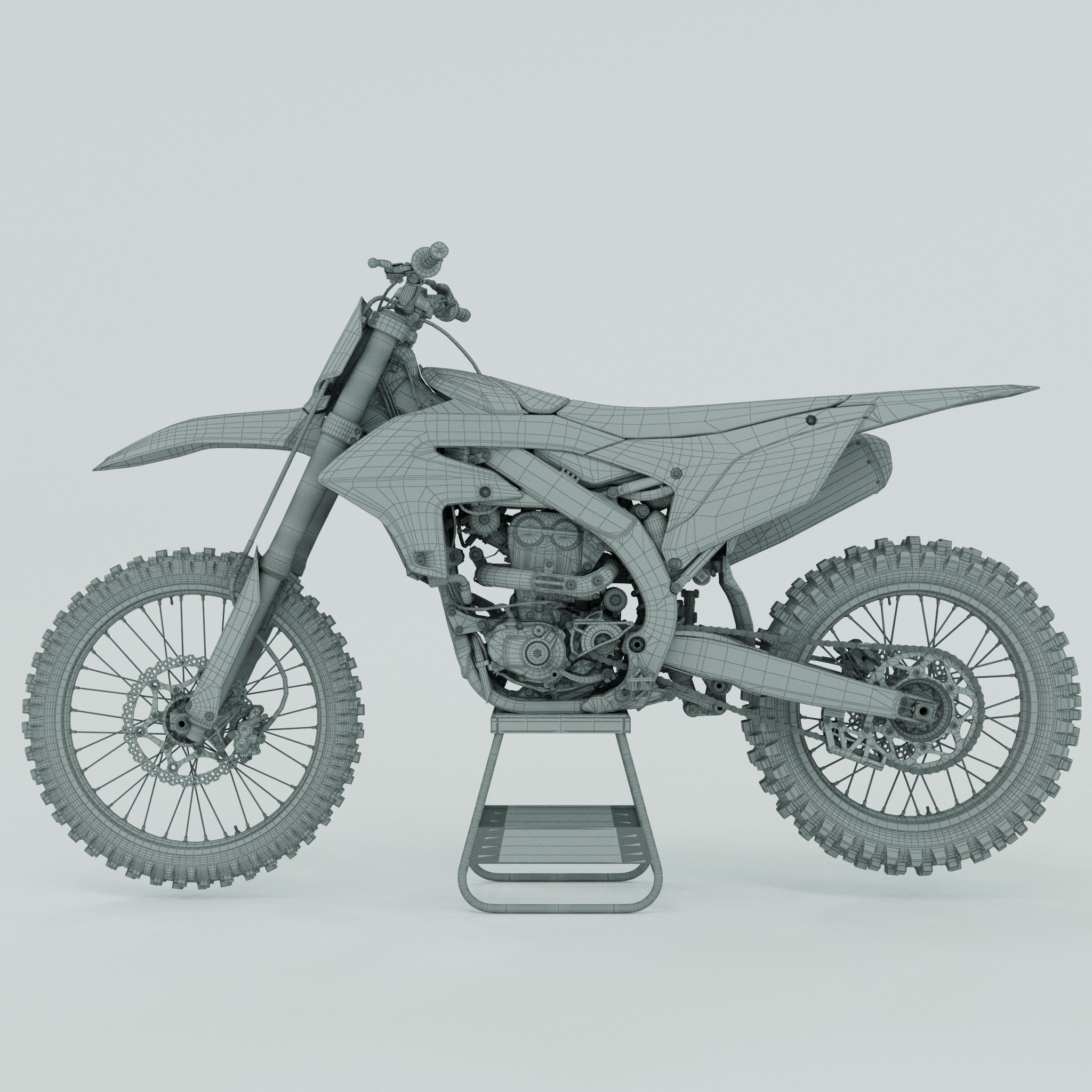 Yamaha yzf250 3D model_13