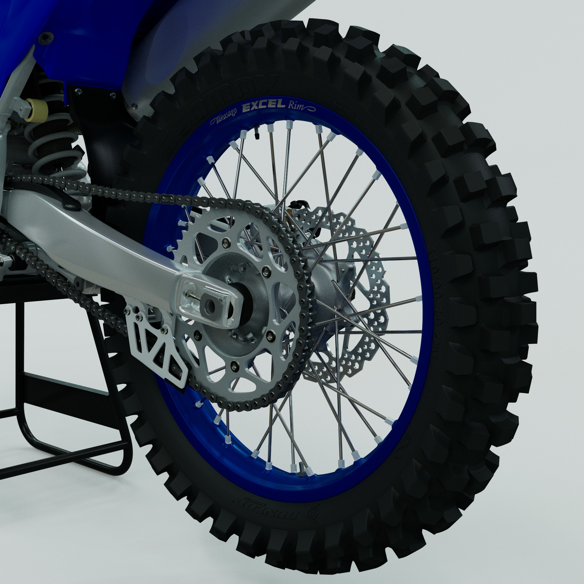 Yamaha yzf250 3D model_2