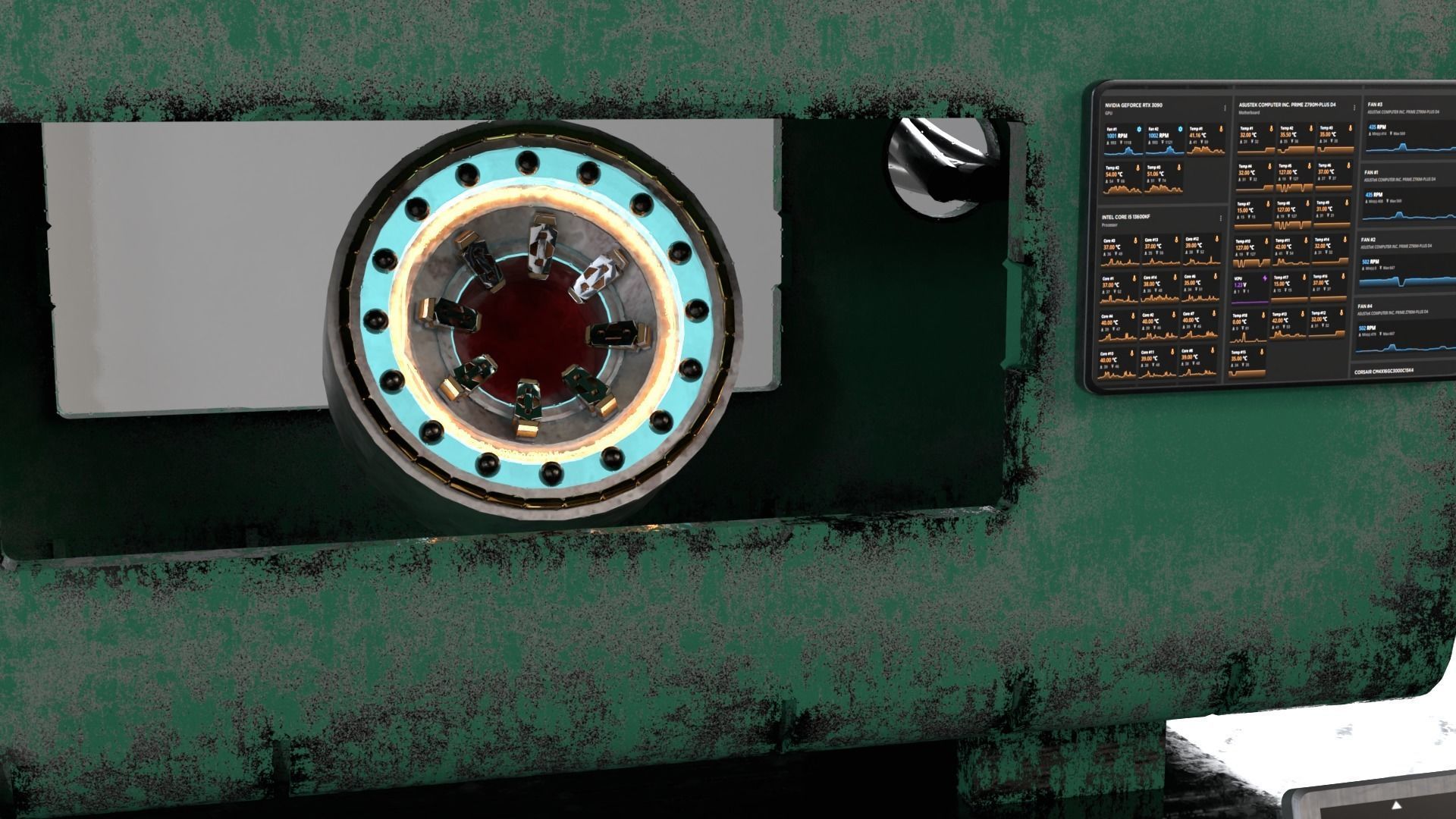 Arc reactor 3D model_3