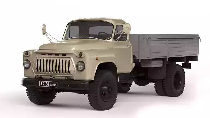 GAZ 53 flatbed body 1961