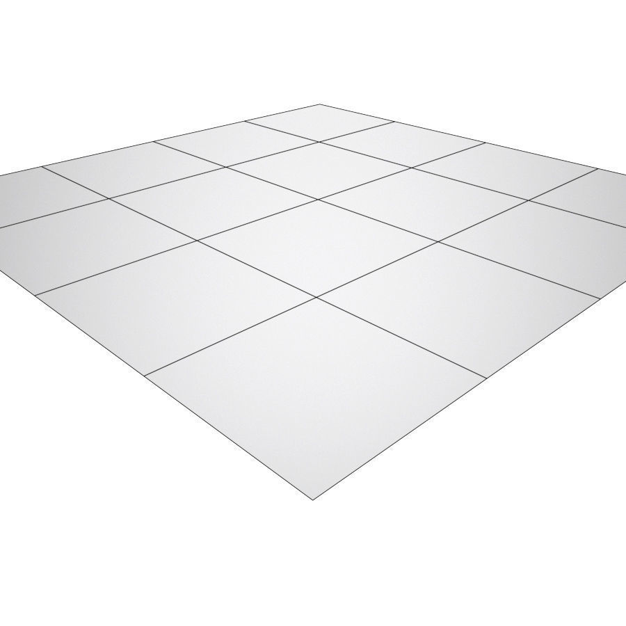 Beechwood chevron parque Low-poly 3D model_2