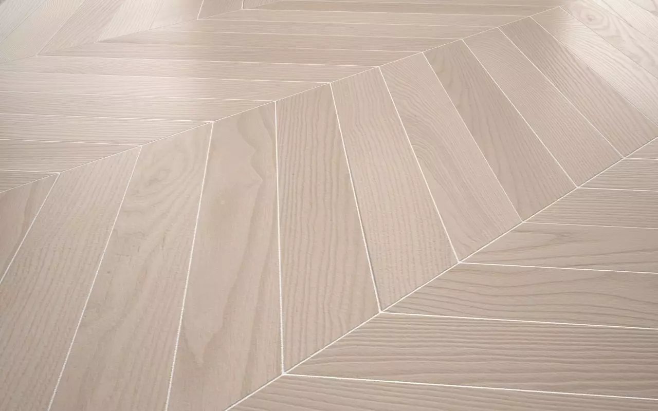 Beechwood chevron parque Low-poly 3D model_0