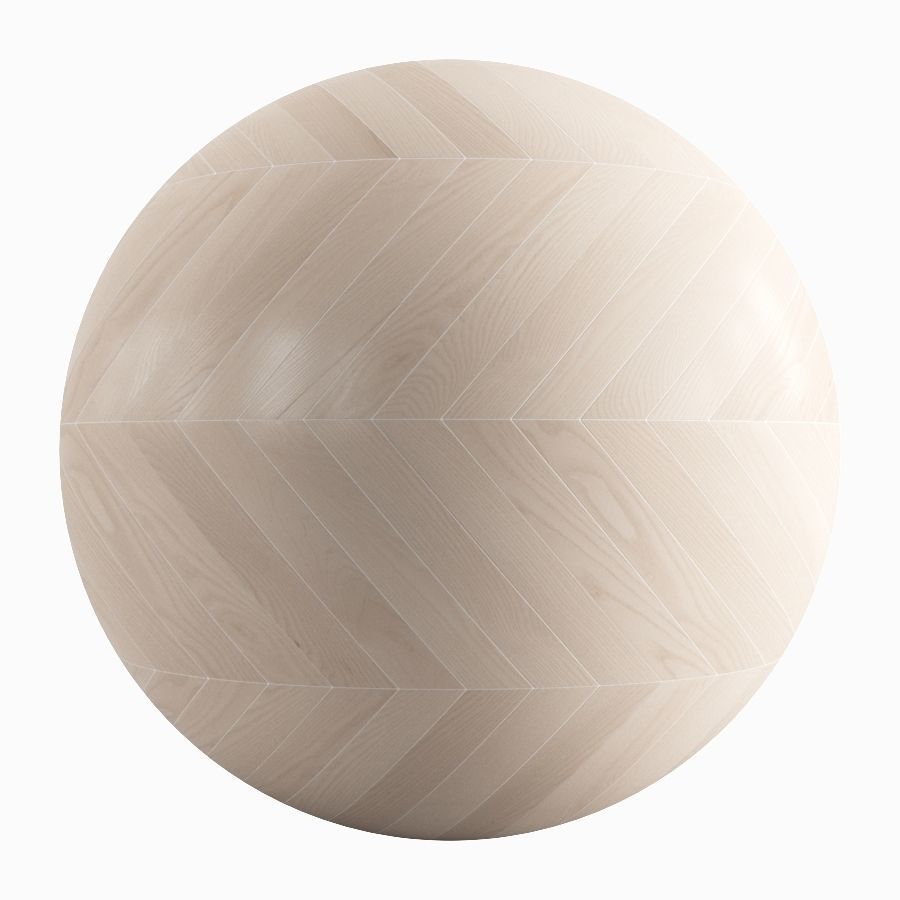 Beechwood chevron parque Low-poly 3D model_4