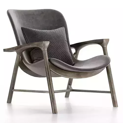 Aubrey Lounge Chair Natural None Trento Taupe Trento Caramel