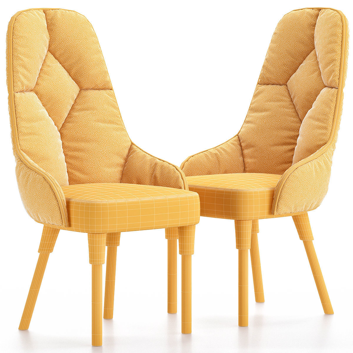 EMMA and EMILY by FARG and BLANCHE Low-poly 3D model_1