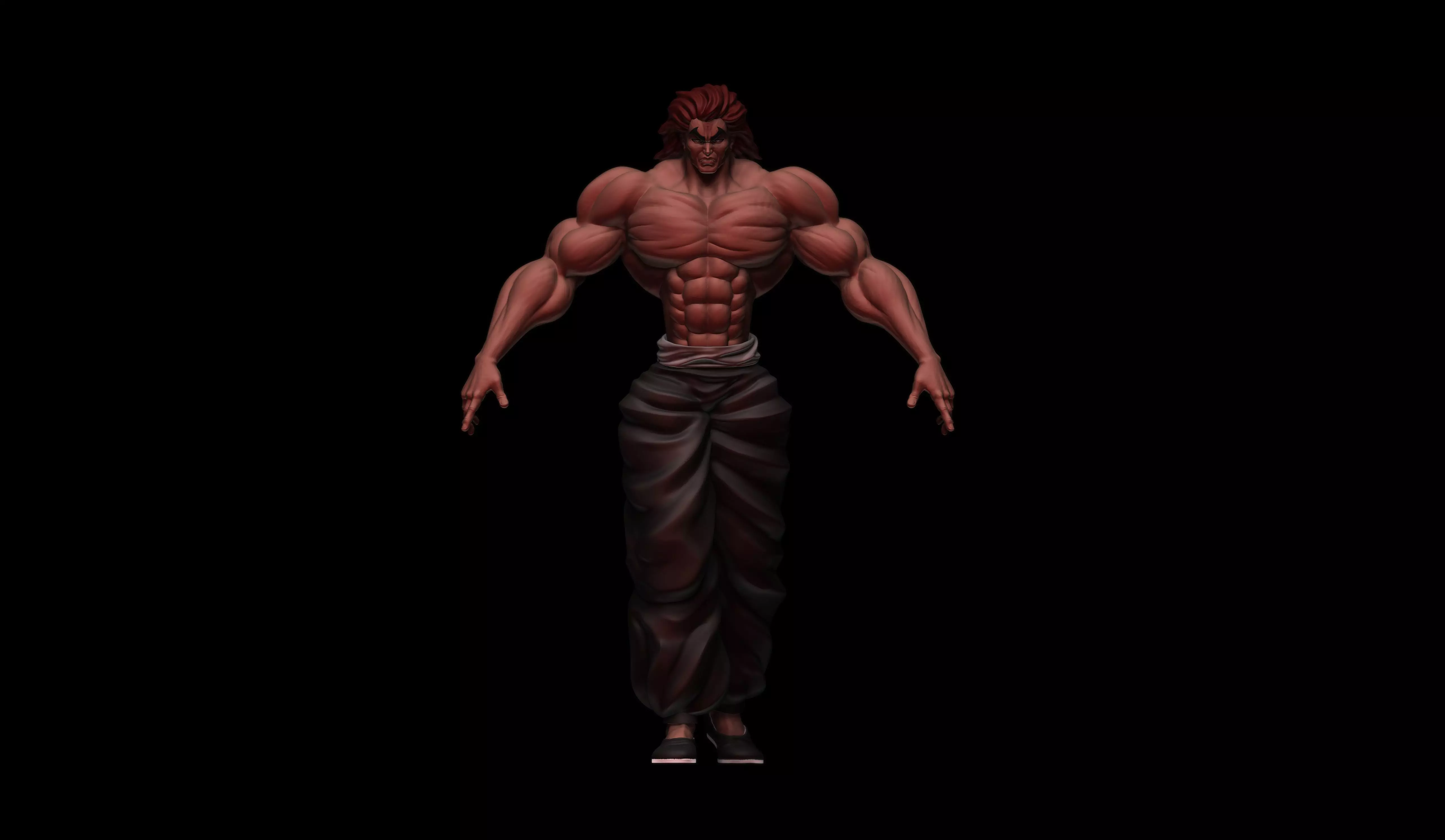 Yujiro Hanma figure 3D print model