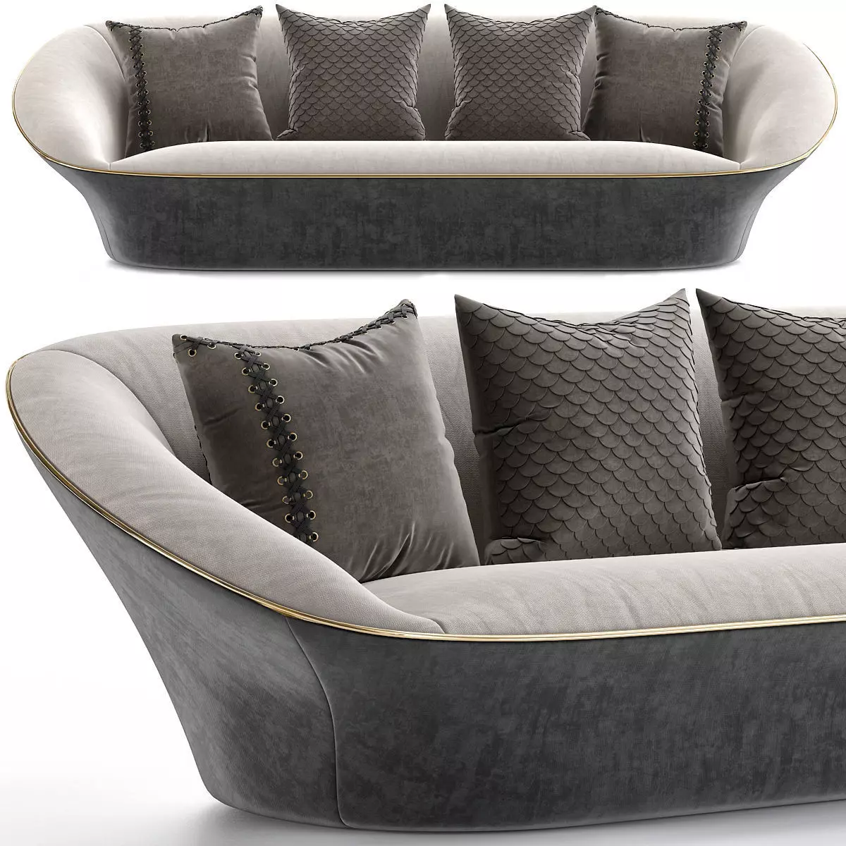 3D model HC28 Cosmo NEST Sofa VR / AR / low-poly | CGTrader