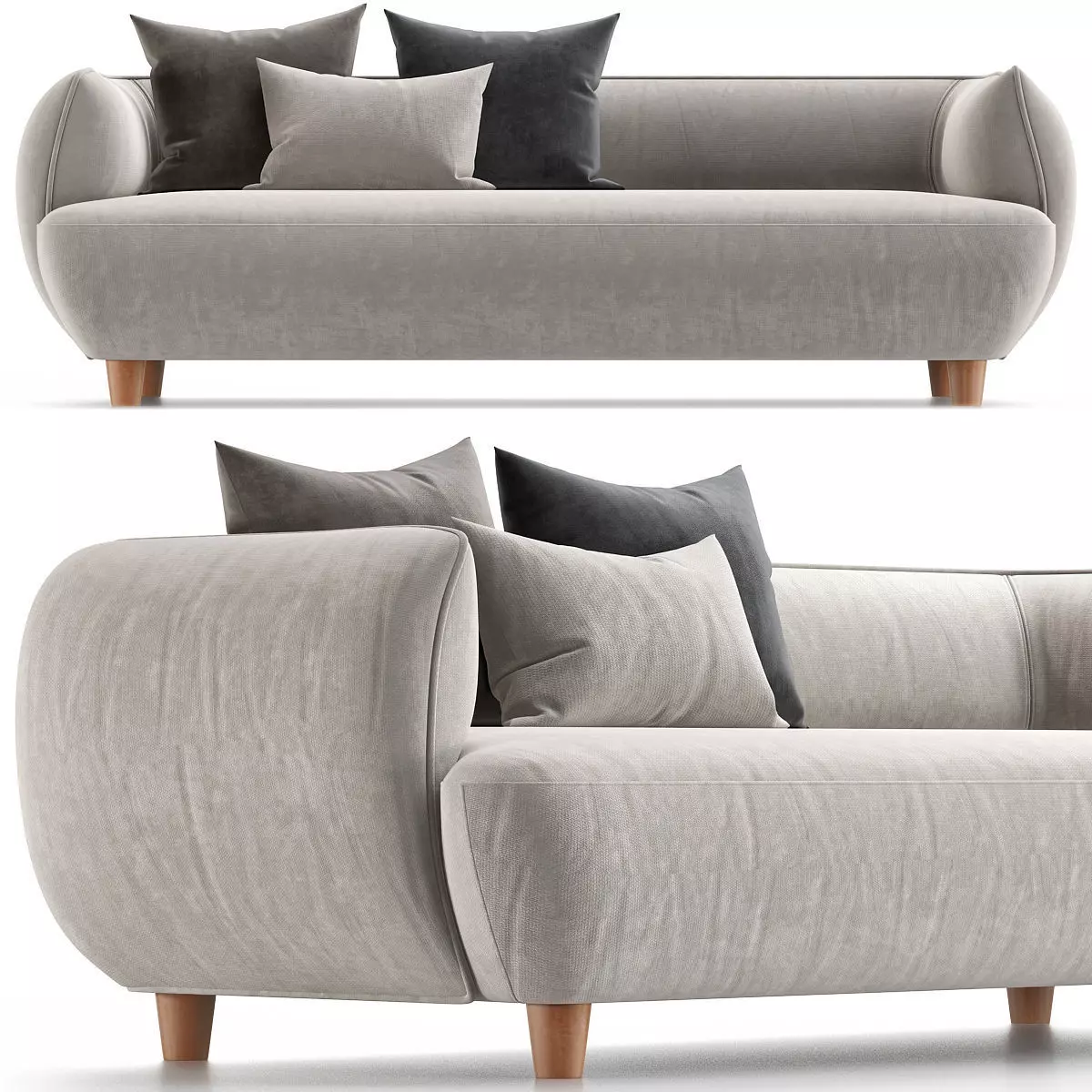 HC28 Cosmo ROUND Low-poly 3D model_0