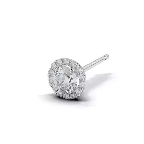 Earring Gem Round 04