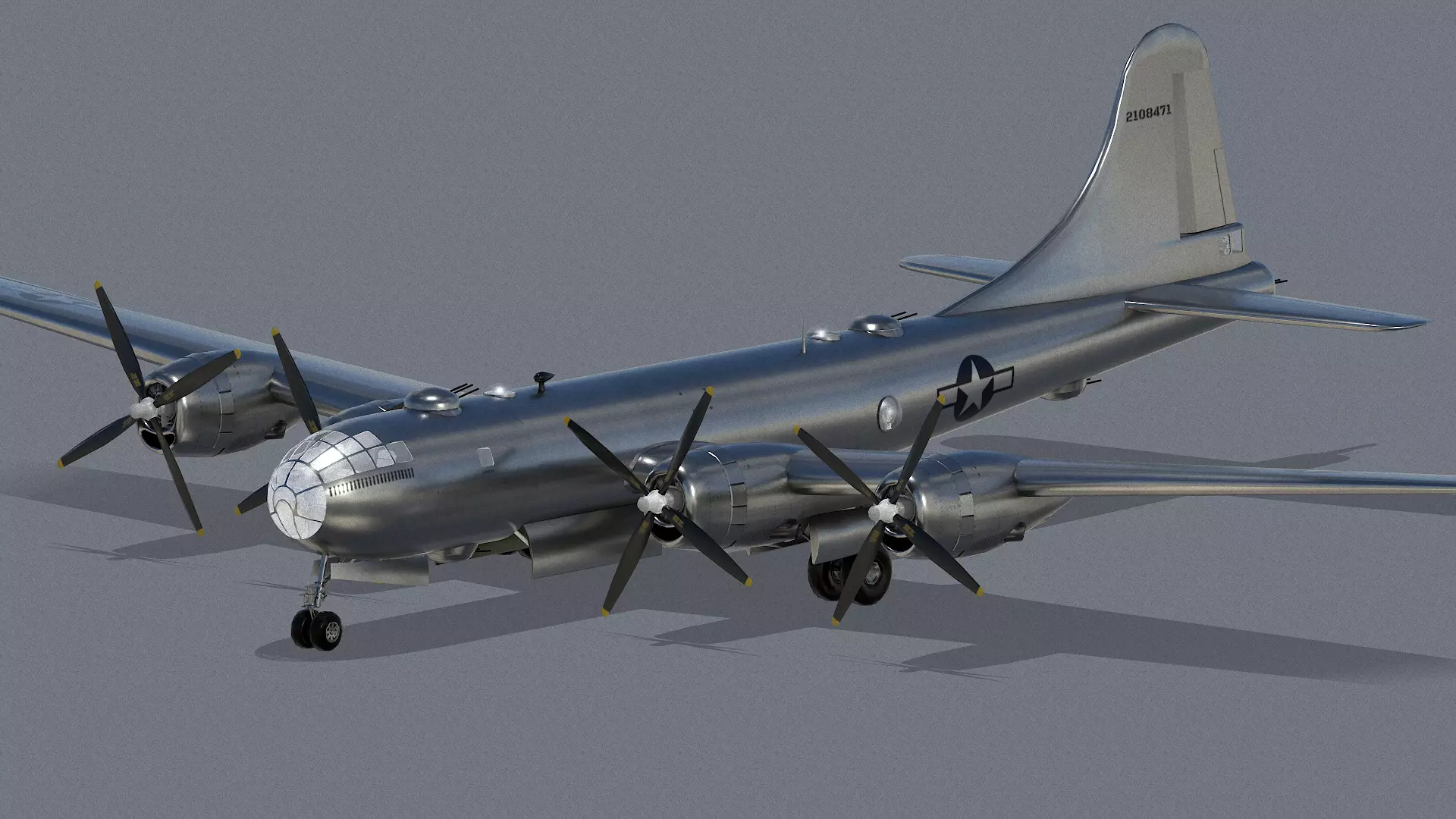 Boeing B-29 Superfortress 3D model