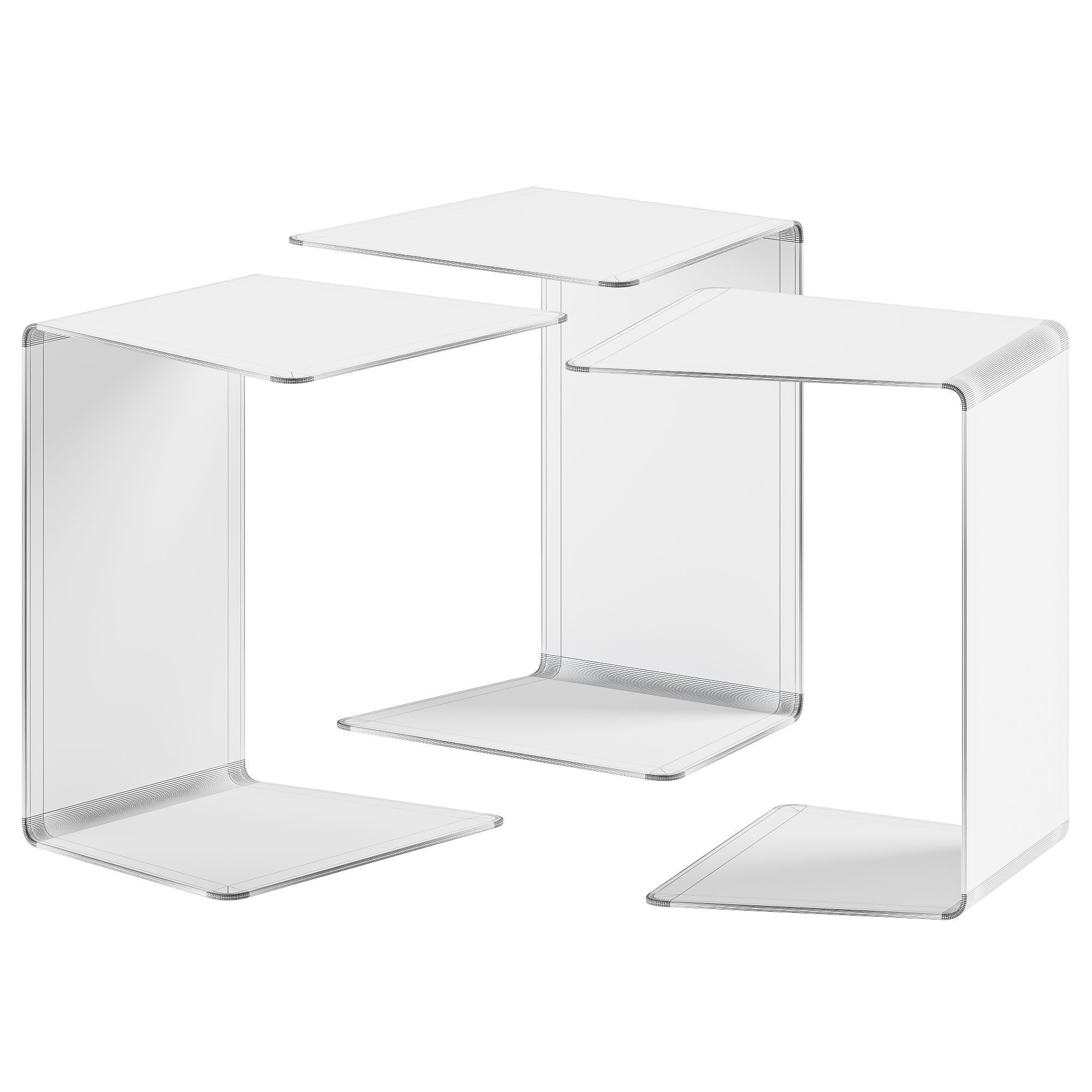 Ditre Italia Side Table LOMAN 3D model_3