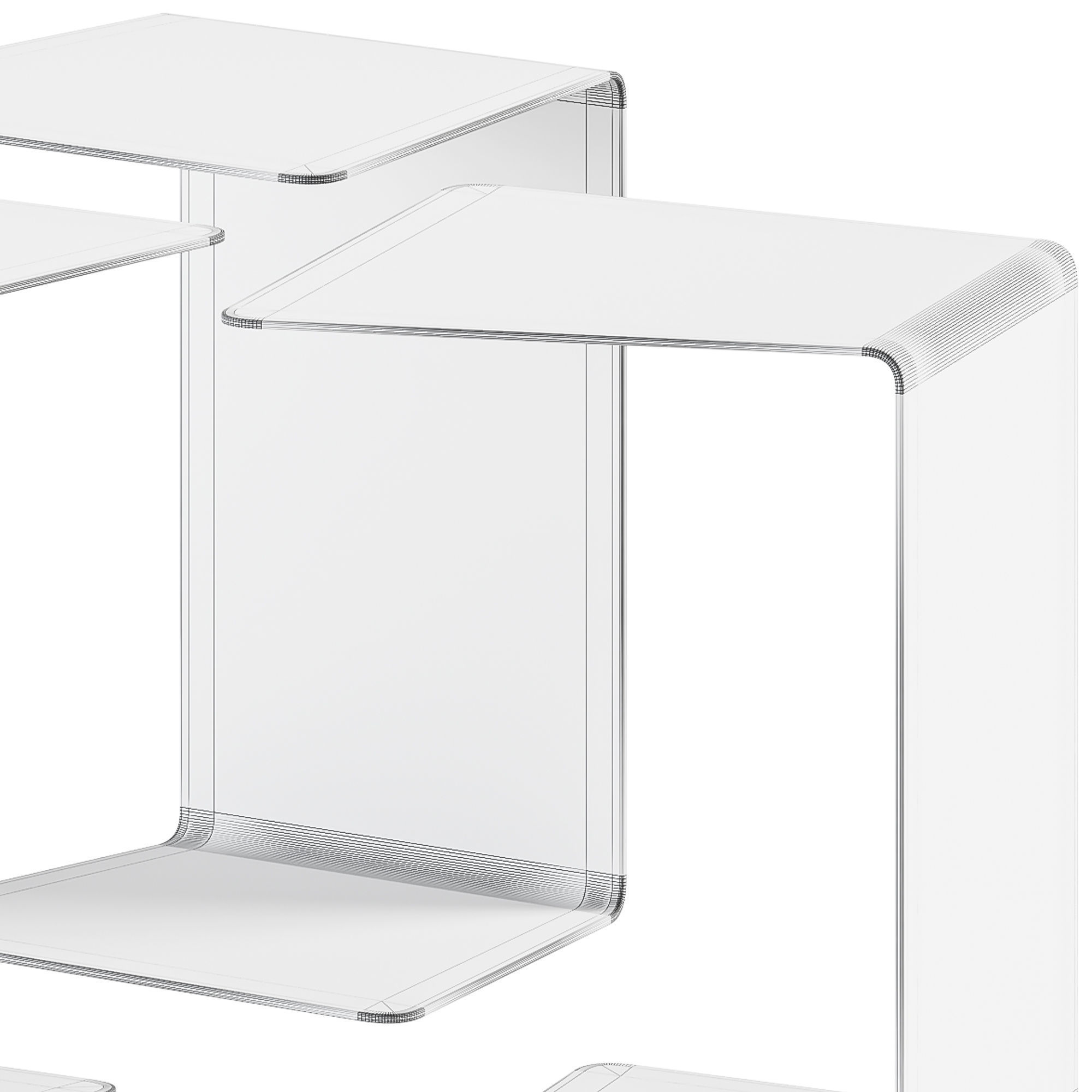 Ditre Italia Side Table LOMAN 3D model_4