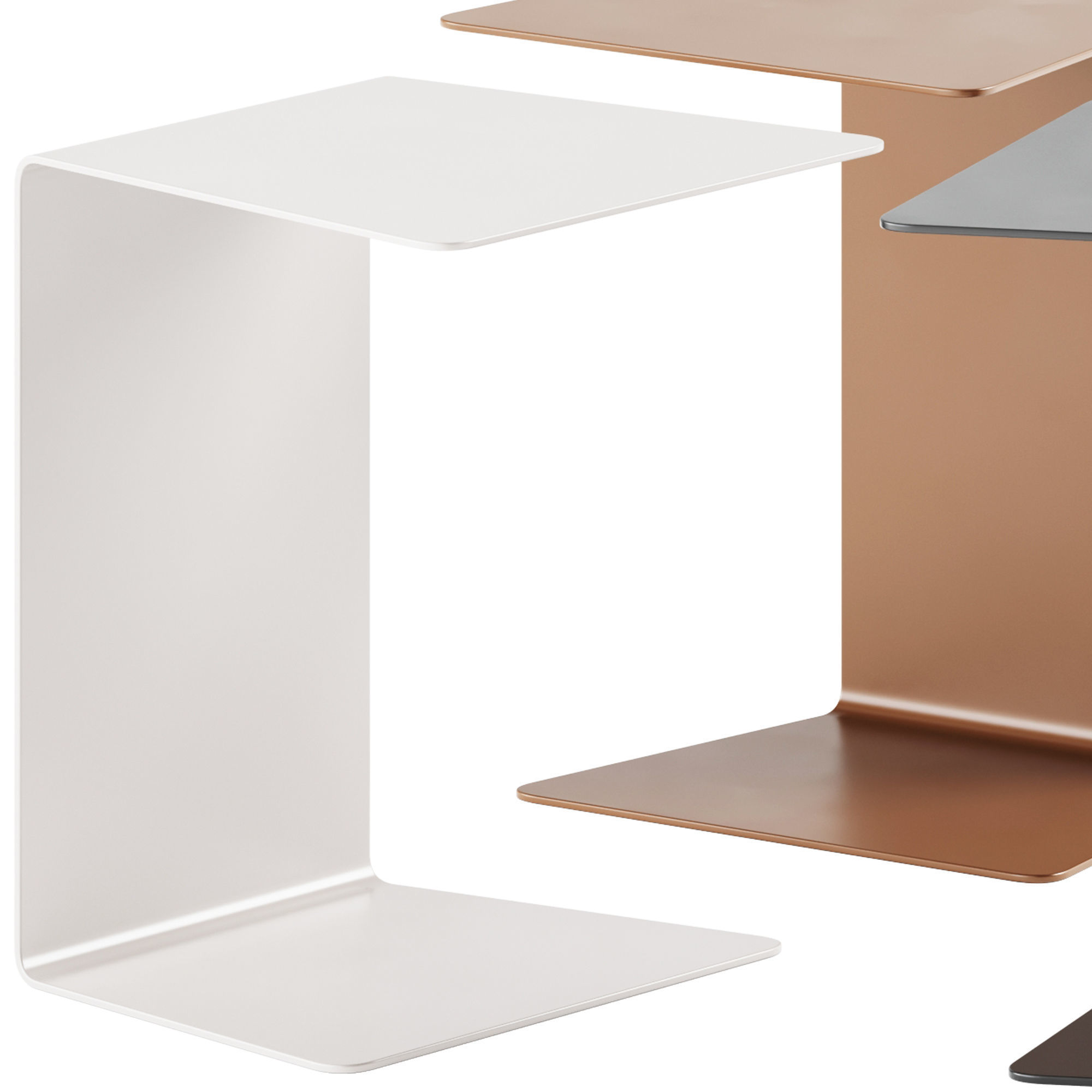 Ditre Italia Side Table LOMAN 3D model_2