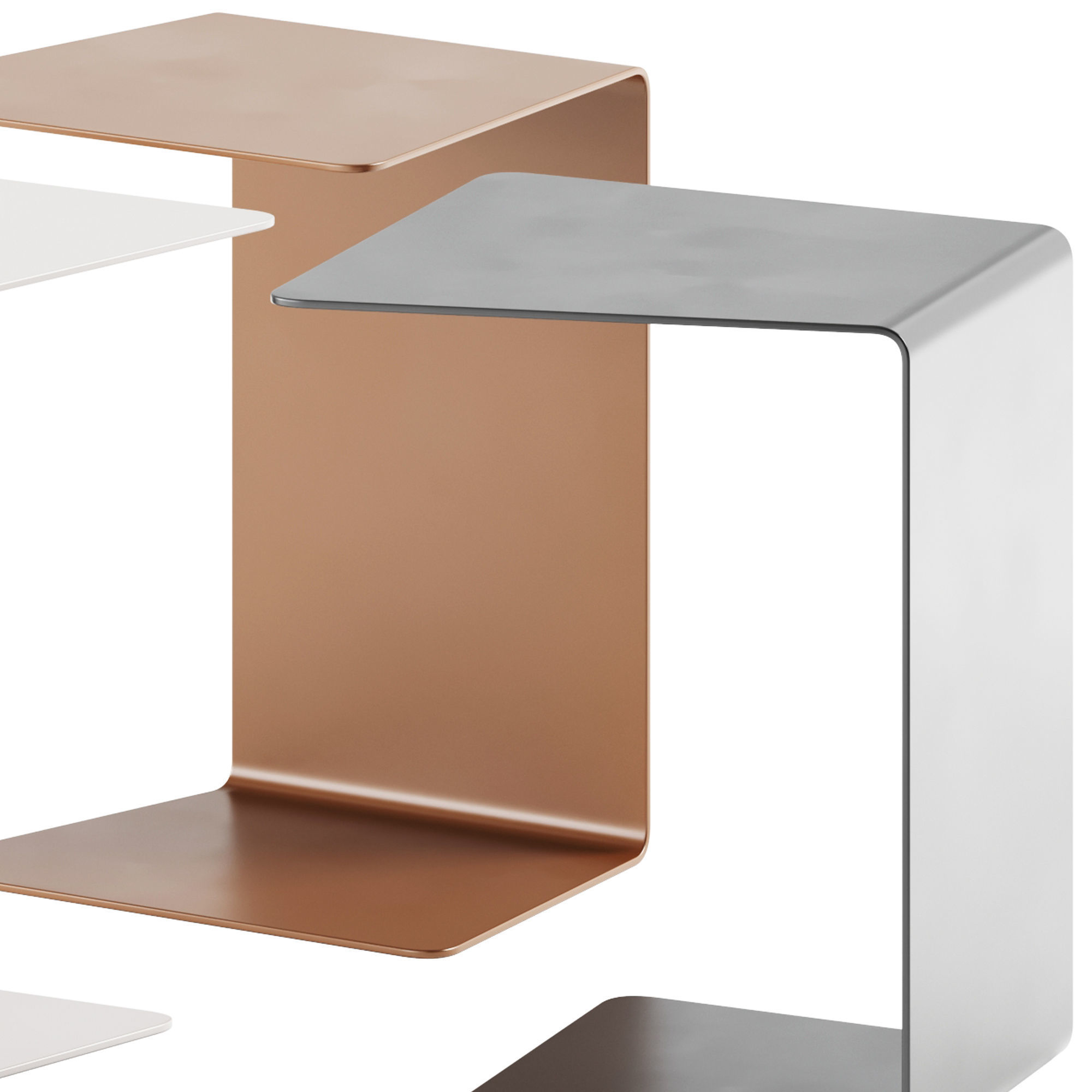 Ditre Italia Side Table LOMAN 3D model_1