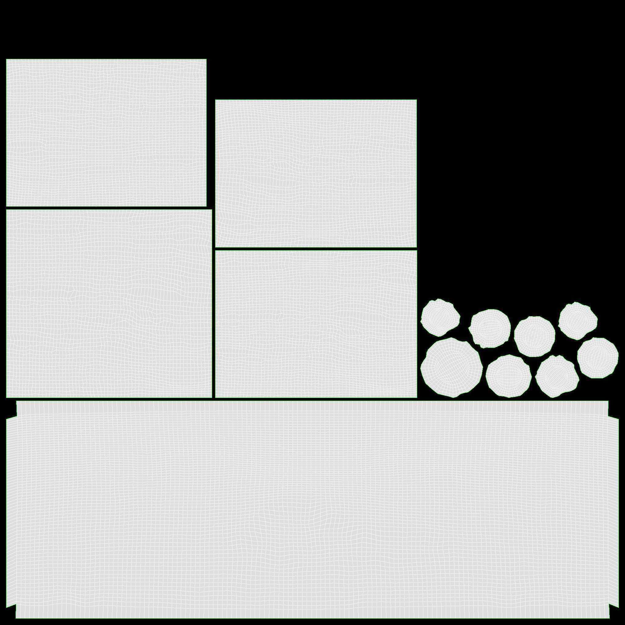 Fireplace in Faux Stone and Wood Delaro 3D model_10