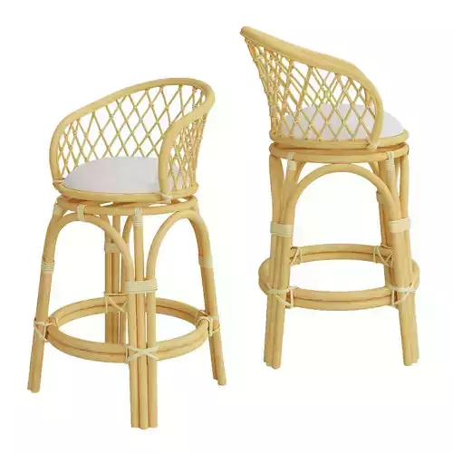 YUTU RATTAN COUNTER STOOL