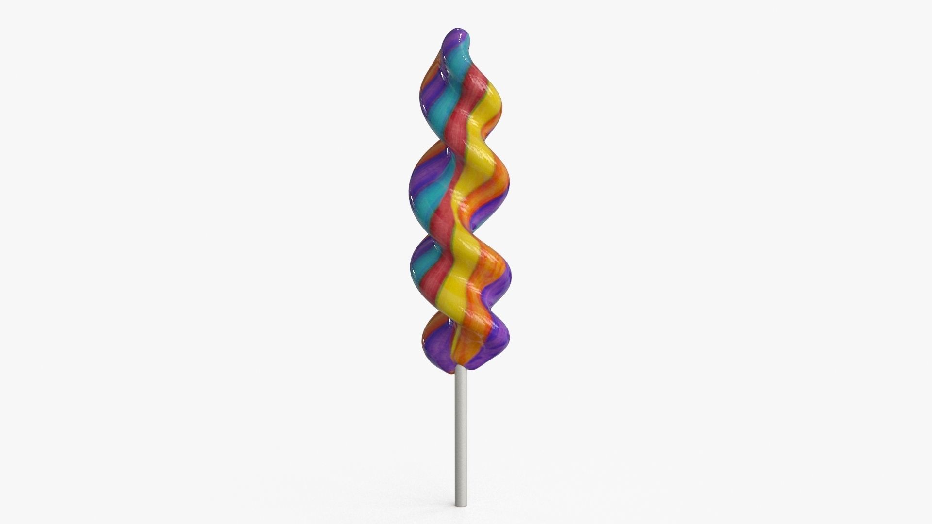 Lollipop v2 Low-poly 3D model_10