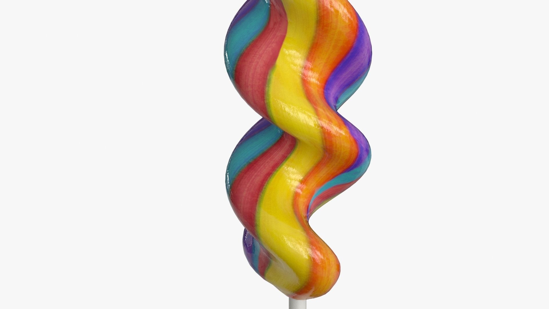 Lollipop v2 Low-poly 3D model_16