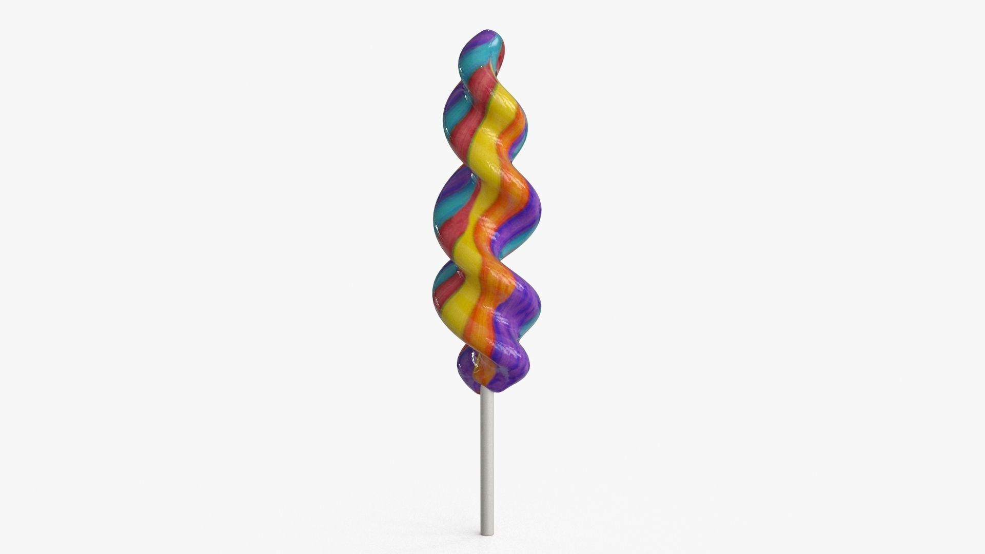 Lollipop v2 Low-poly 3D model_9